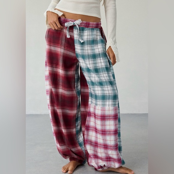 UO Out From Under In Your Dreams Brushed Flannel Lounge Jogger Size XS - Picture 2 of 5